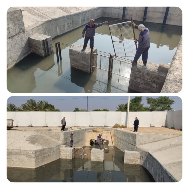 نصب دریچه‌های سپتیک دفع آب‌های سطحی در شهر چمران و شهرک بعثت